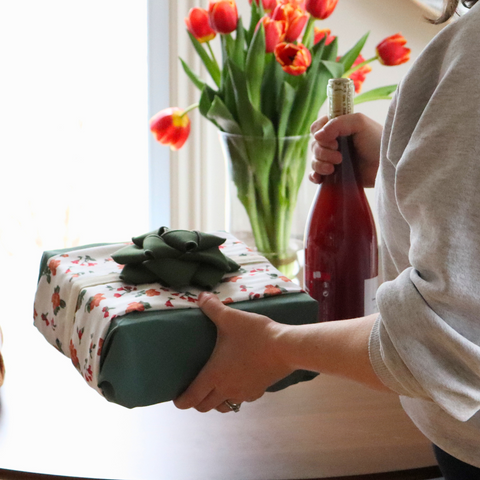 Emballage cadeau réutilisable Vice-Versaᴷᴵᵀ – Fleurs
