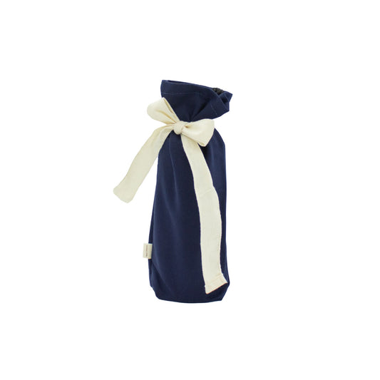 Sac cadeau à bouteille - Bleu marine