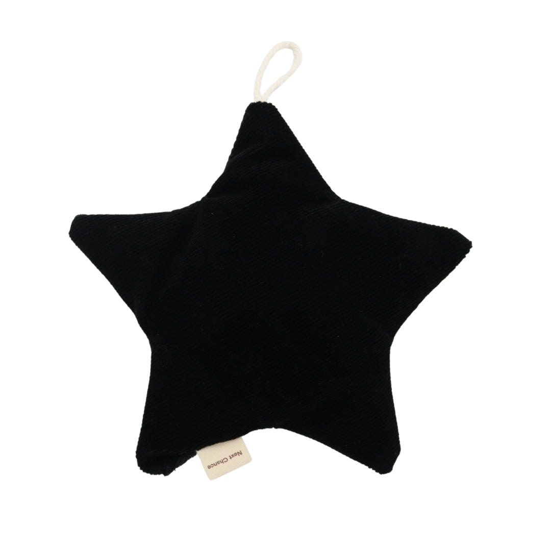 Star Ornament for the Christmas Tree - Black Corduroy
