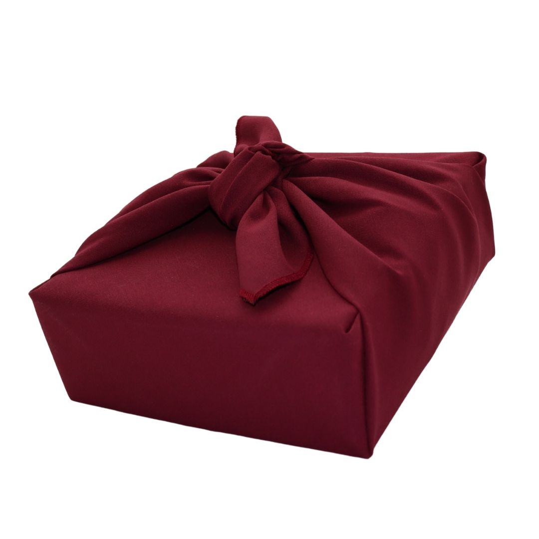 Furoshiki Reusable Gift Wrap - Burgundy