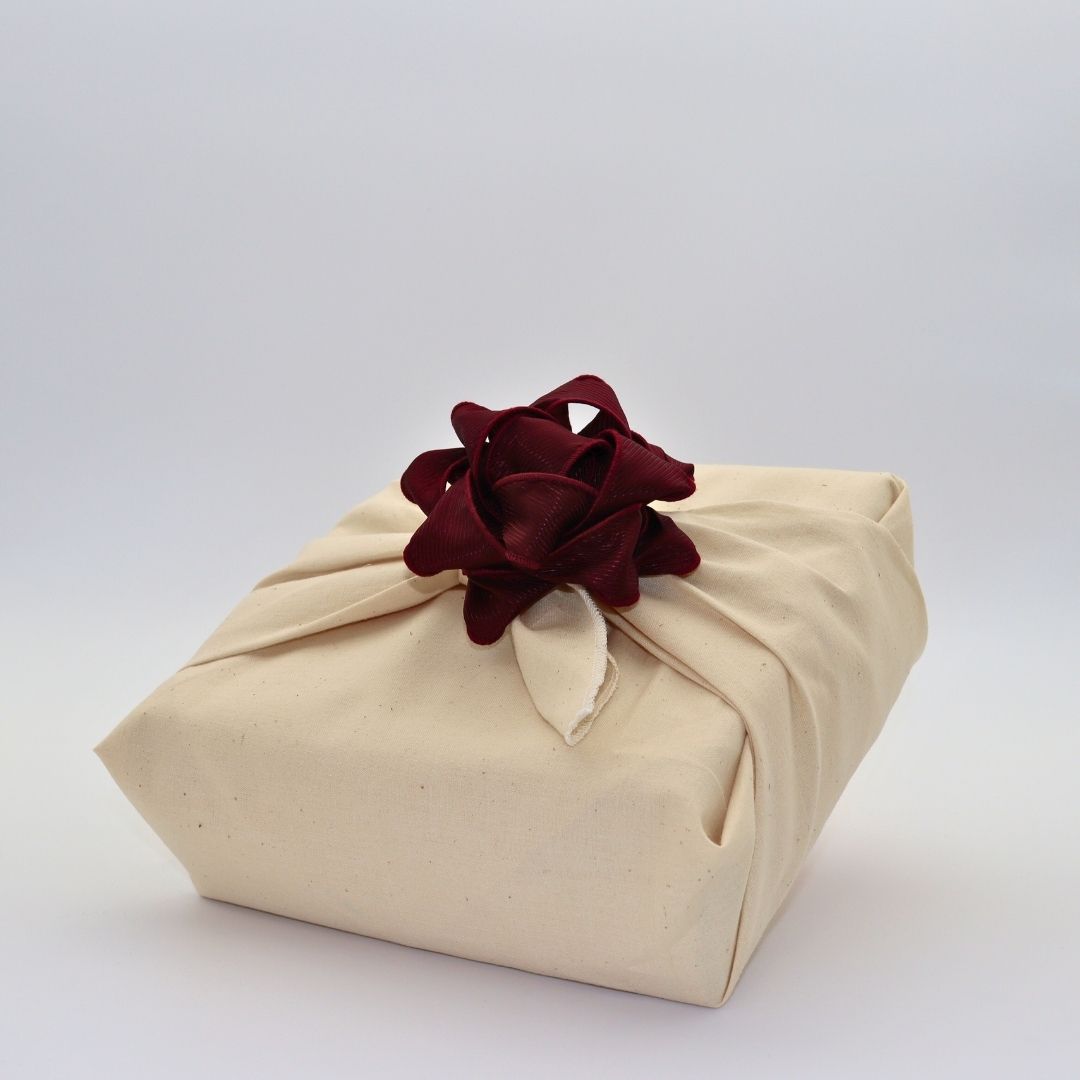 Chou à cadeau en tissu - Classique - Bourgogne