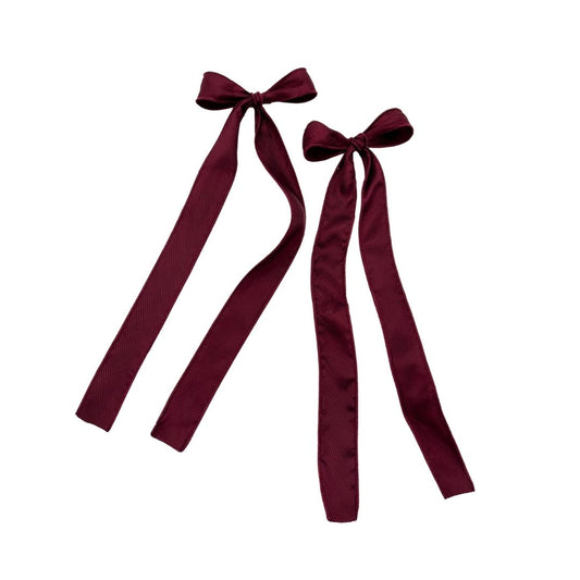 Boucle longue pour le sapin de Noël Classique - Bourgogne