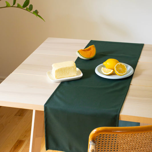 Classic Table Runner - Forest Green