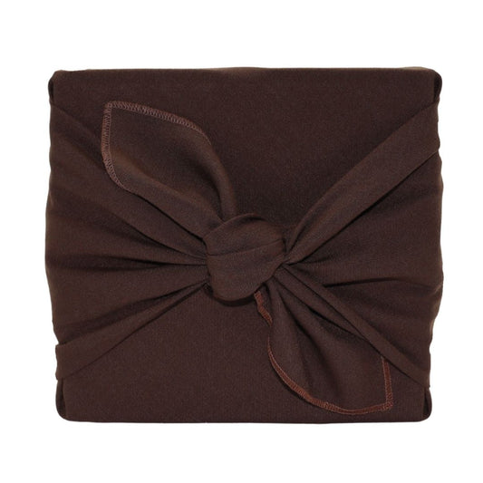 Furoshiki Reusable Gift Wrap - Coffee Bean Brown