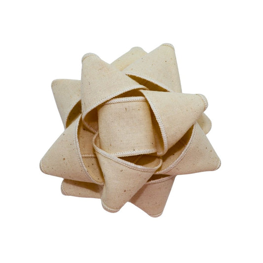 Fabric Gift Bow - Classic - Cream