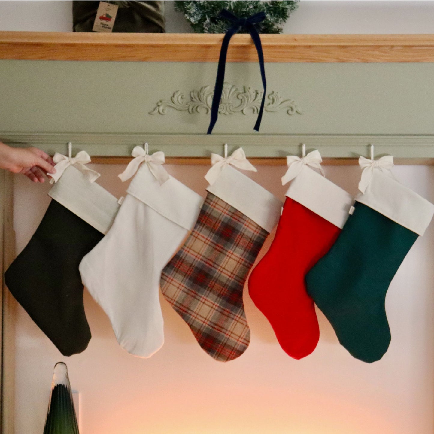 Classic Christmas Stocking - Forest Green