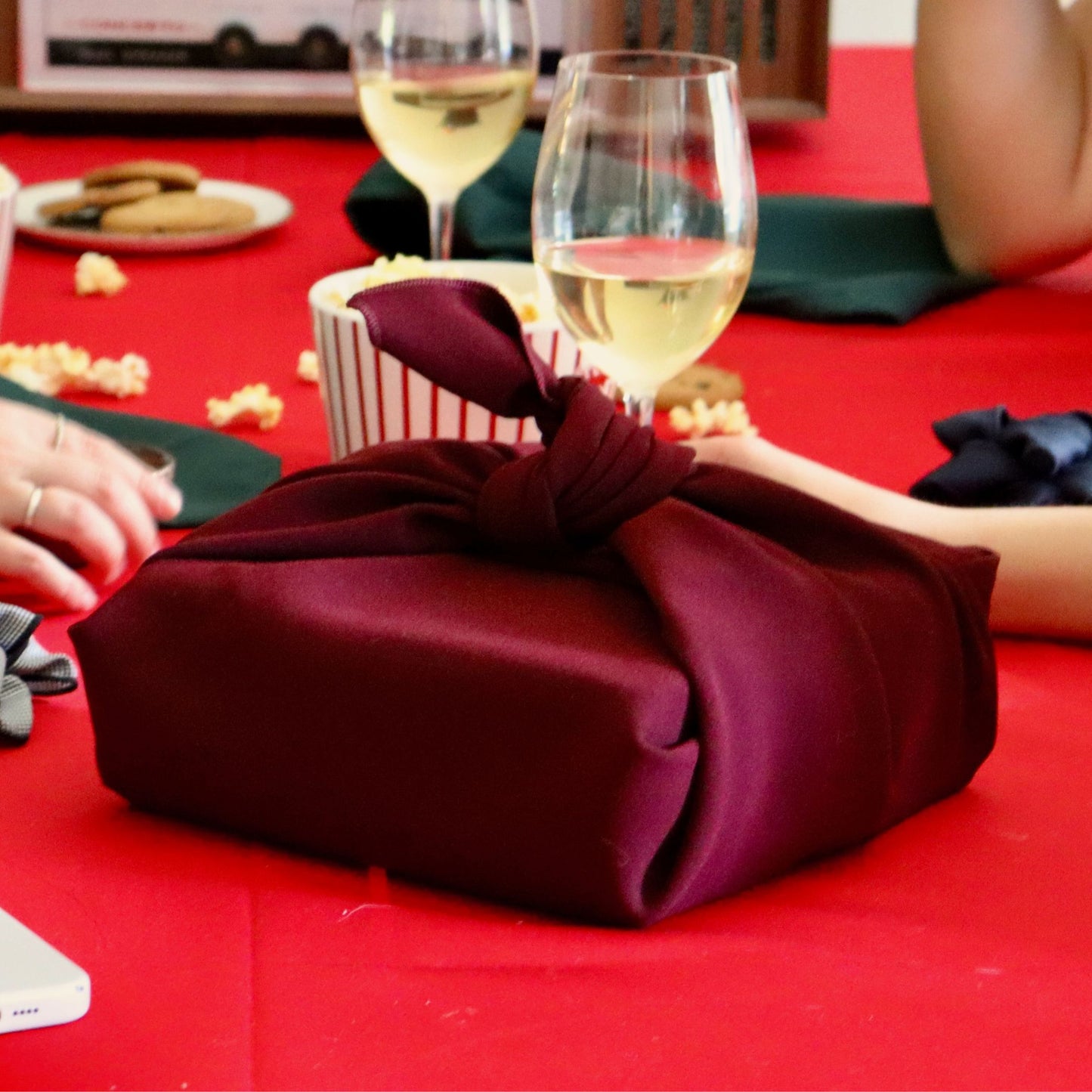 IMPARFAIT - Emballage cadeau réutilisable Furoshiki - Bourgogne