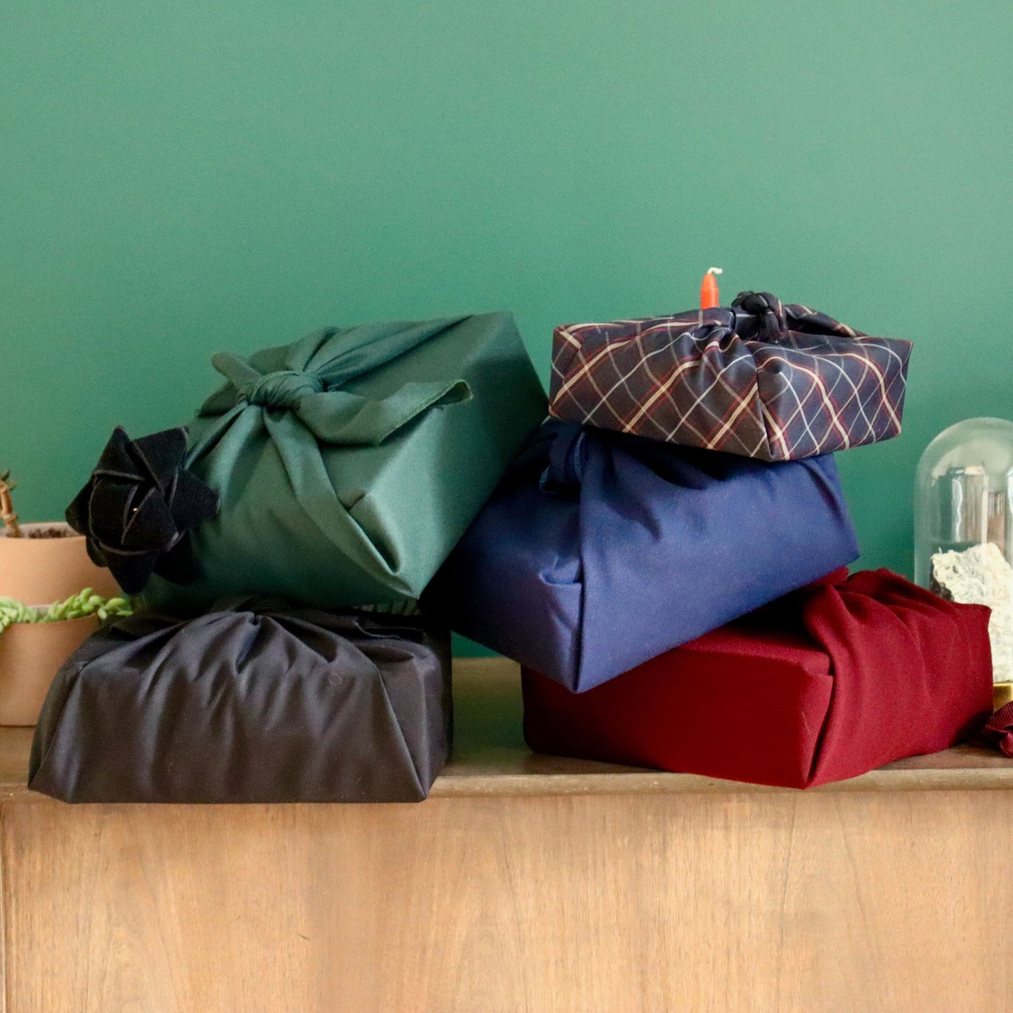 IMPARFAIT - Emballage cadeau réutilisable Furoshiki - Bourgogne