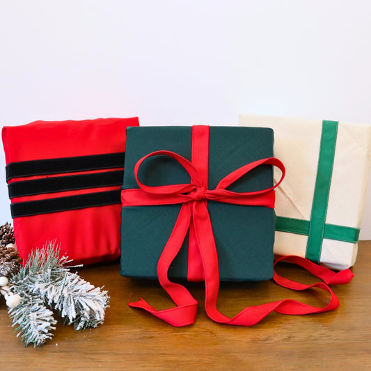 Set of 3 ribbons - Traditional Christmas
