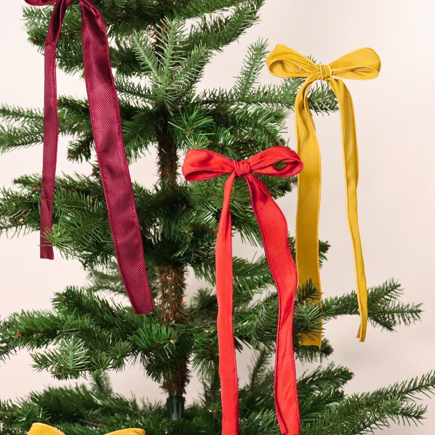 Set of 6 wide long bows - Elegant