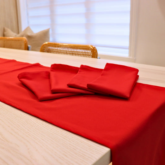 Table Set - Classic - Red