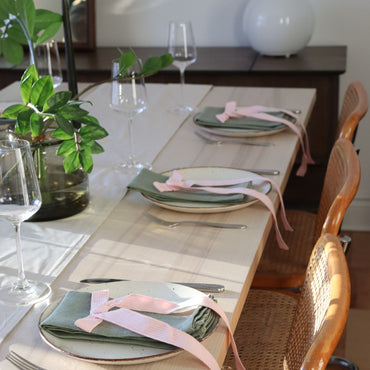 Table Napkins - Eucalyptus Linen