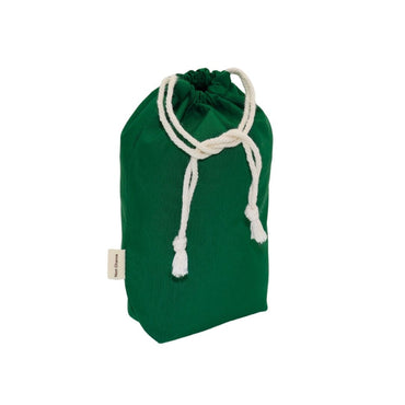 Small reusable fabric gift bag Classic - Green