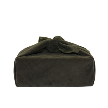 Reusable Furoshiki Gift Wrap - Khaki Velvet