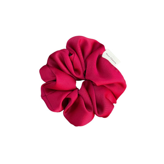 Hair Scrunchie - Red Satin