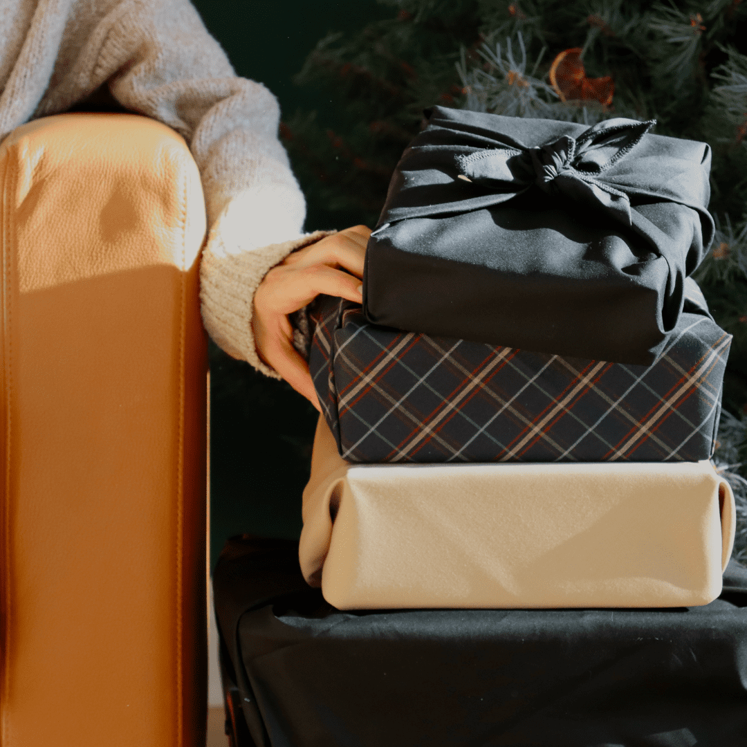 IMPERFECT - Furoshiki Reusable Gift Wrap - Beige