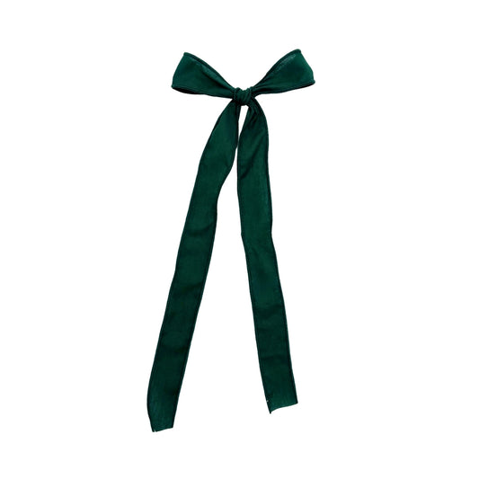 Boucle longue large pour le sapin de Noël - Classique - Vert forêt