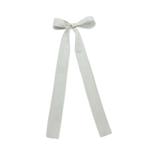 Large Christmas Tree Long Bow - Classic - White