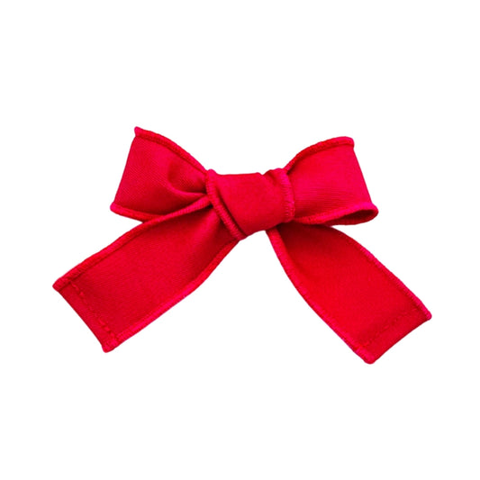 Boucle avec pince - Rouge