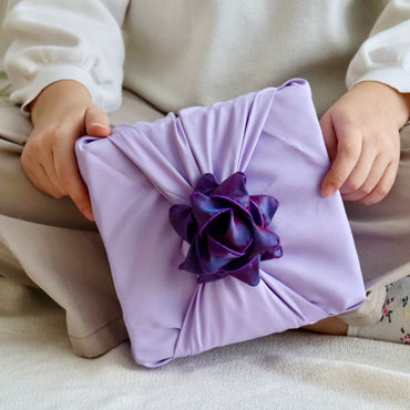 Emballage cadeau réutilisable Furoshiki - Lavande