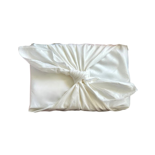 Emballage cadeau réutilisable Furoshiki - Blanc