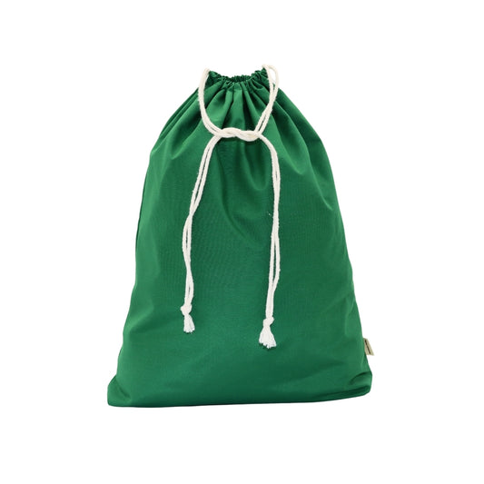 Classic reusable fabric gift bags - Green
