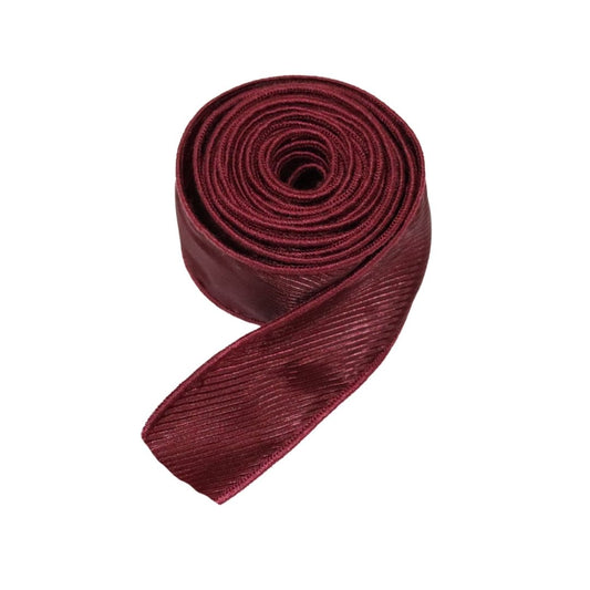 Ruban décoratif large de Noël - Classique - Bourgogne