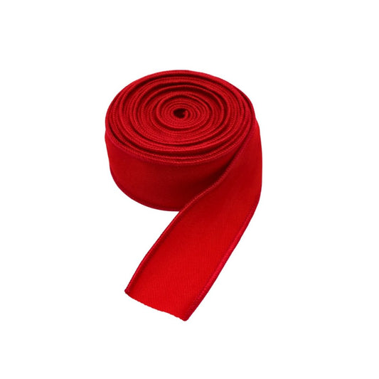 Classic Wide Christmas Decorative Ribbon - Red