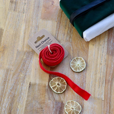 Classic Wide Christmas Decorative Ribbon - Red