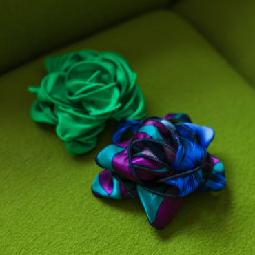 IMPERFECT - Fabric Gift Bow - Sparkling Green