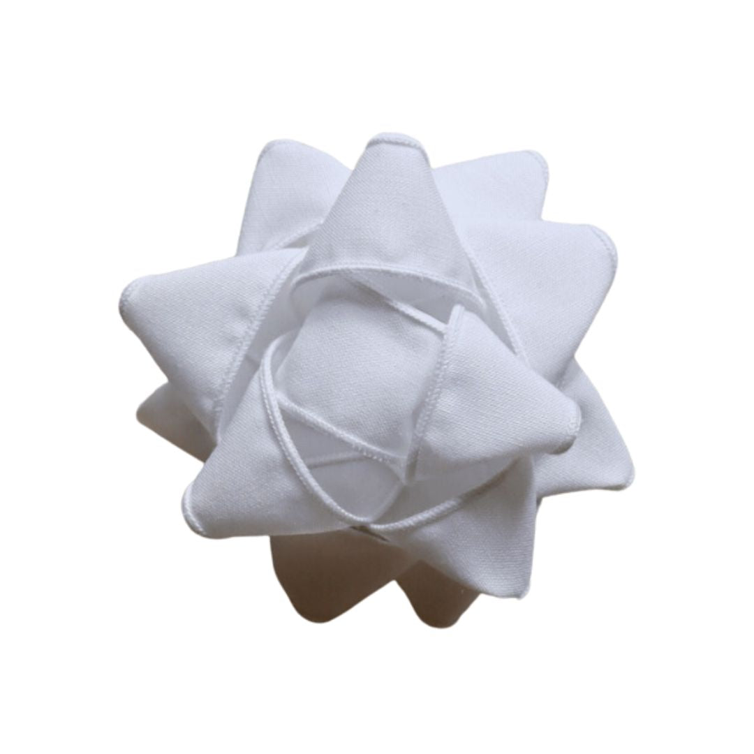 Fabric gift cabbage - Classic - White