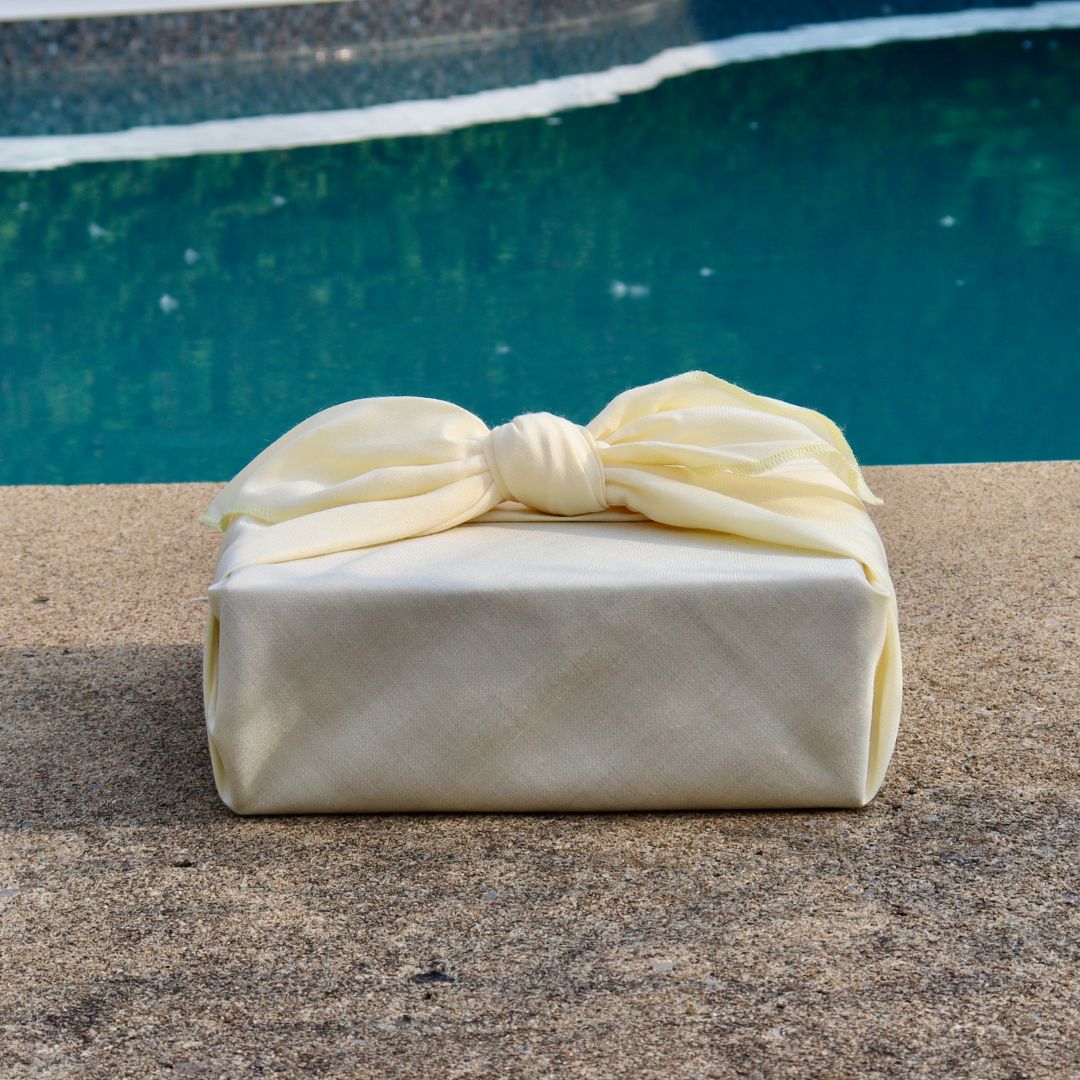 Furoshiki Reusable Gift Wrap - Butter Yellow