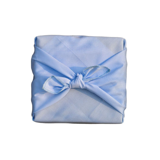 Emballage cadeau réutilisable Furoshiki - Bleu ciel