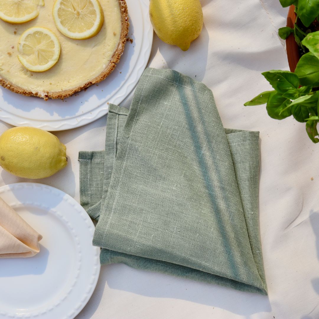 Table Napkins - Eucalyptus Linen