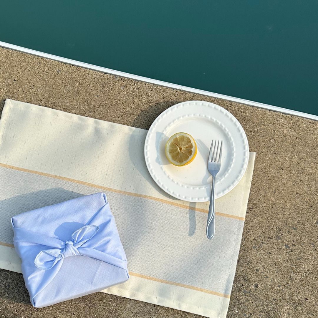 Furoshiki Reusable Gift Wrap - Sky Blue