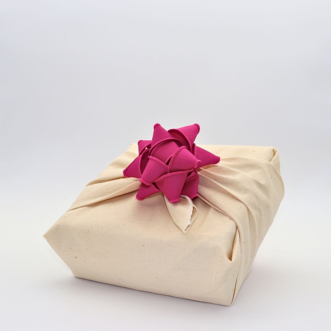 Chou à cadeau en tissu - Classique - Rose