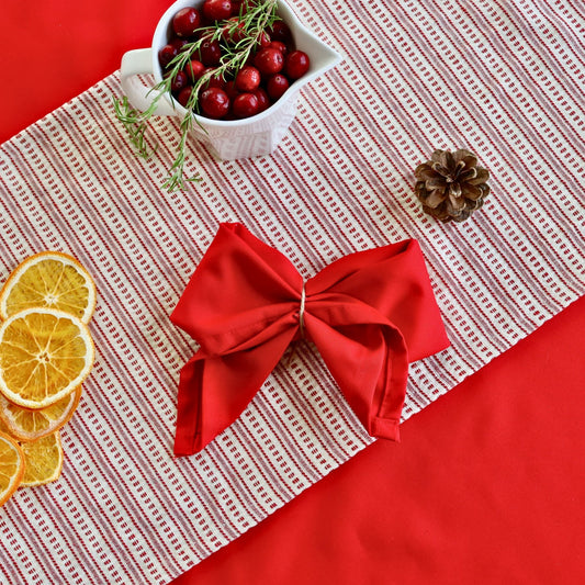Ensemble de 2 serviettes de table - Rouge