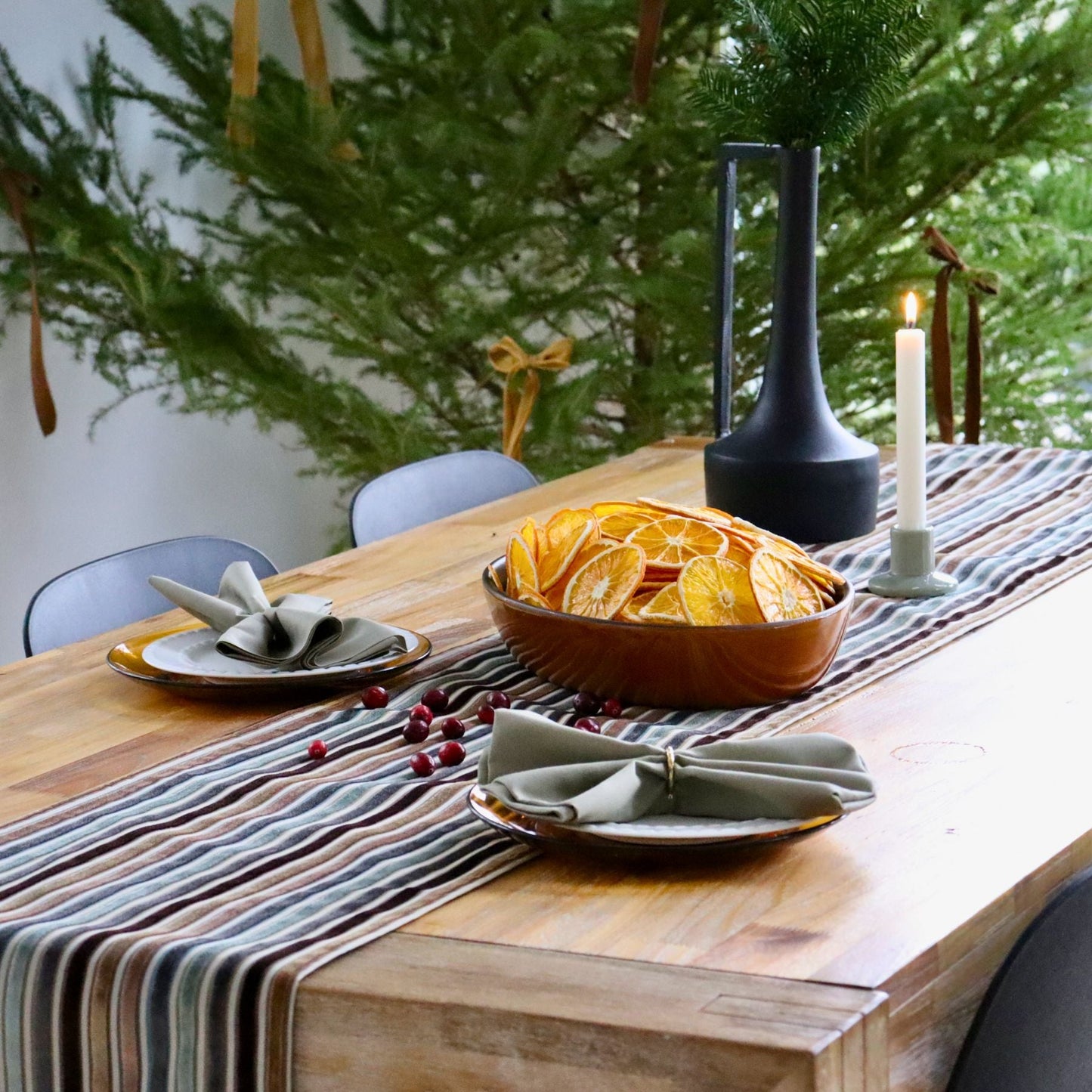 Serviettes de table - Classique - Greige sauge