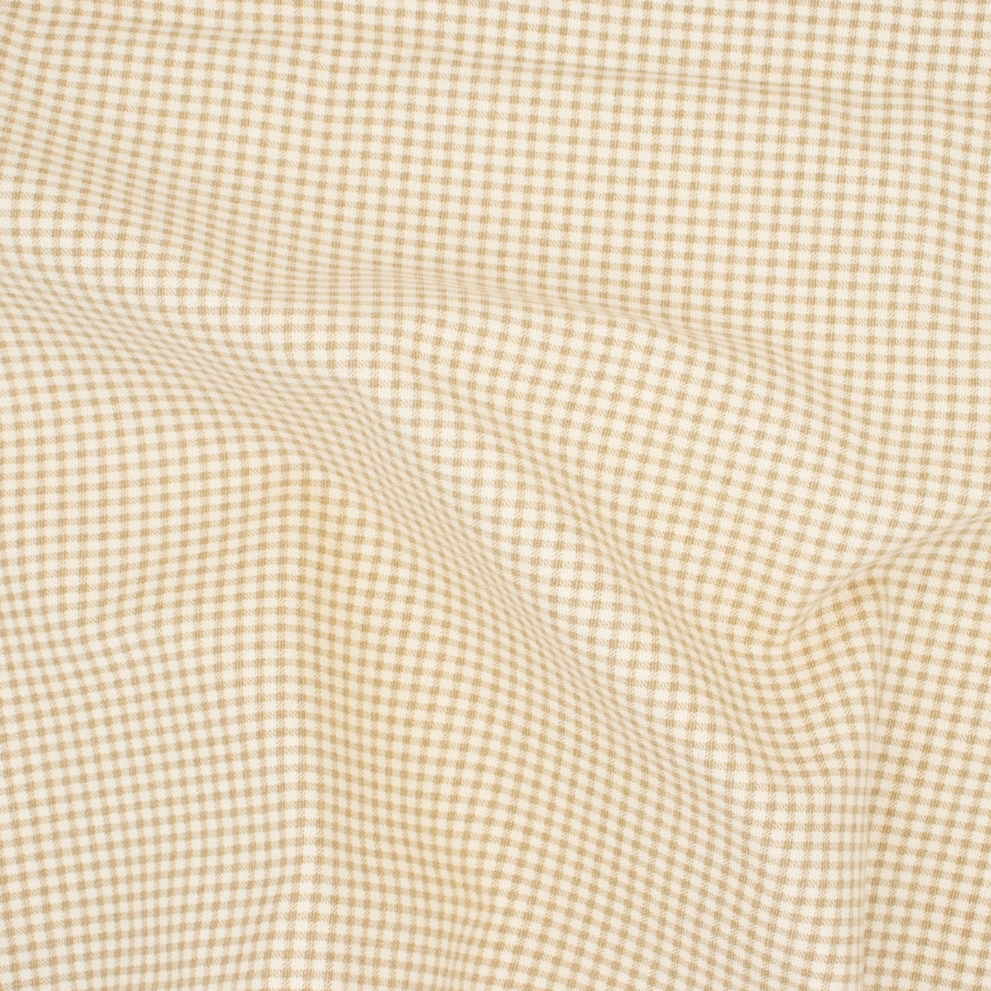 Nappe - Vichy sable et crème