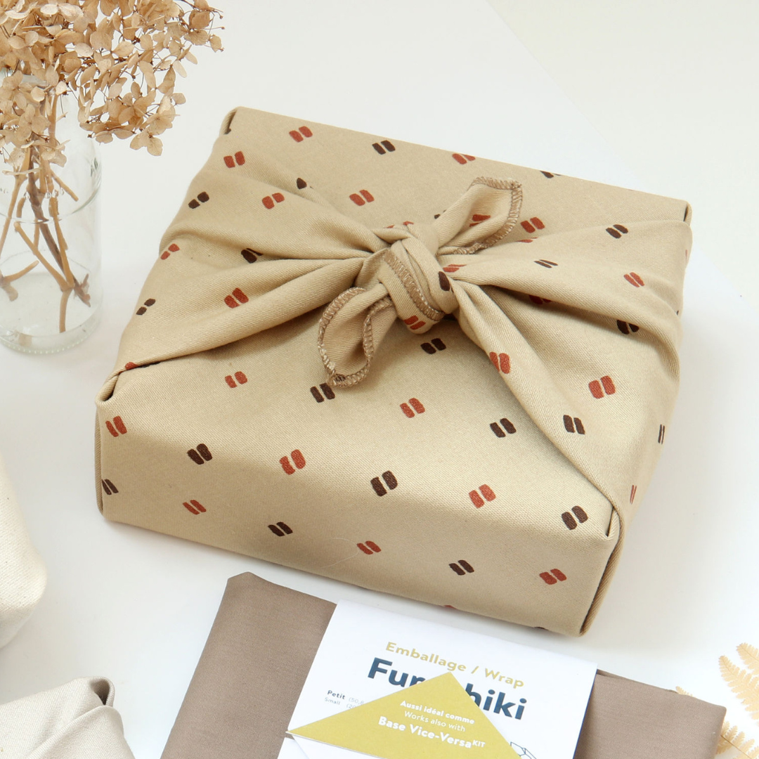 Emballage cadeau réutilisable Furoshiki - Automne