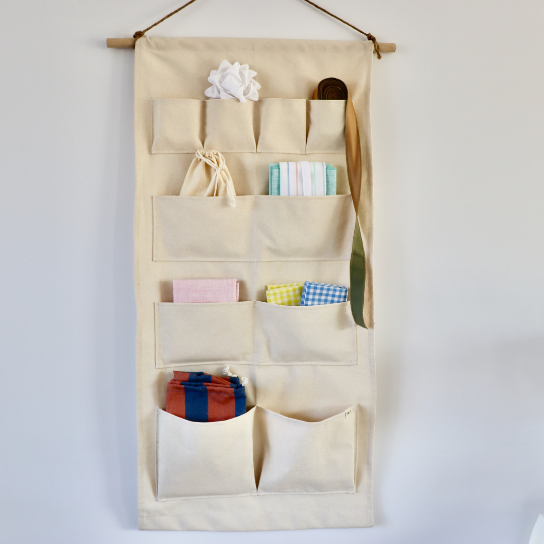 Wall storage - made of recycled fabric - eco-friendly decoration