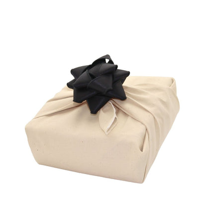 Chou à cadeau en tissu - Satin Noir