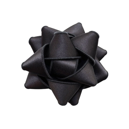 Chou à cadeau en tissu - Satin Noir