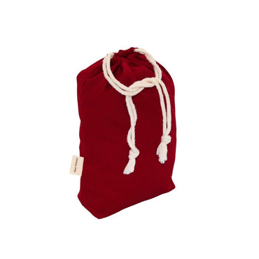 Small reusable fabric gift bag Classic - Burgundy