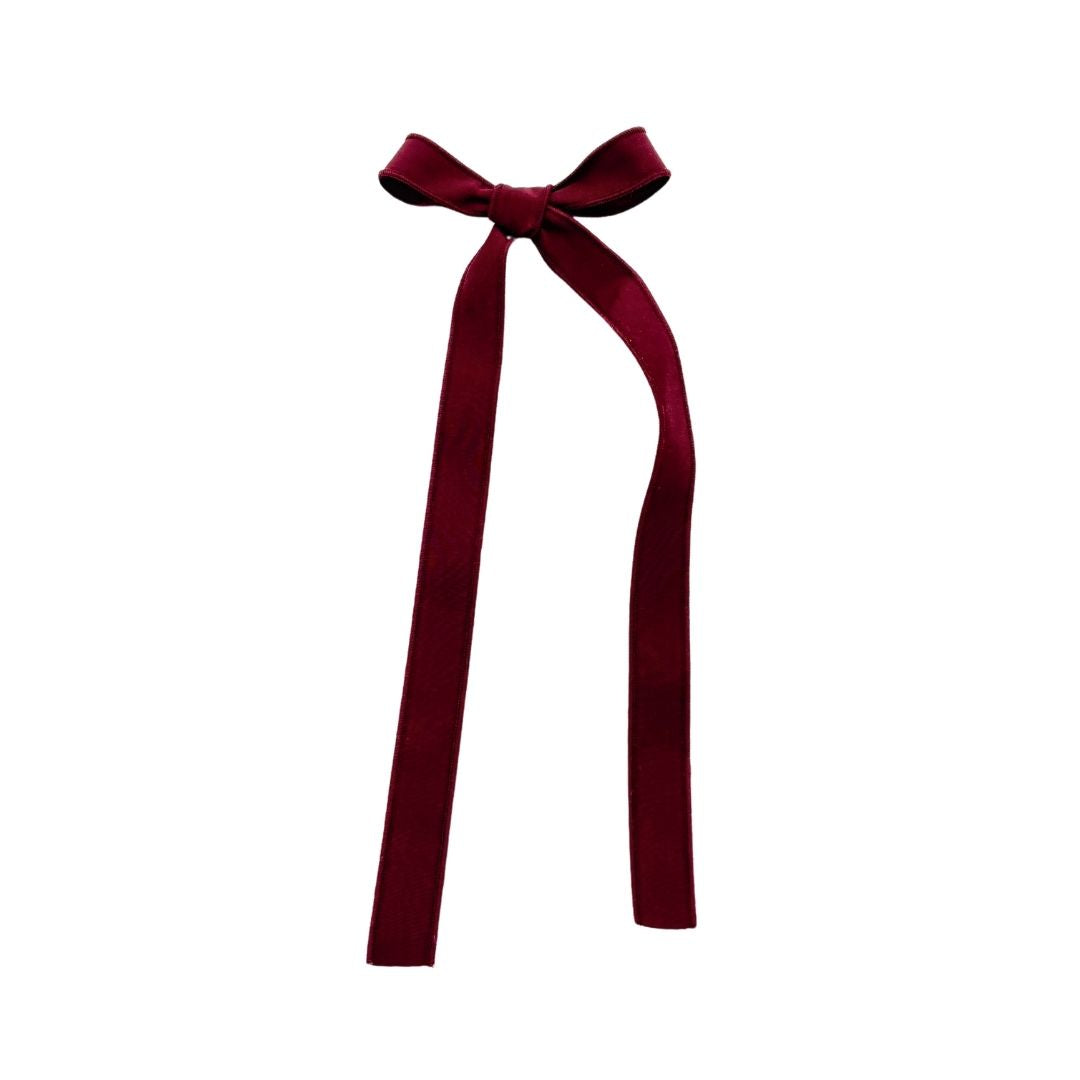 Boucle longue avec pince - Bourgogne
