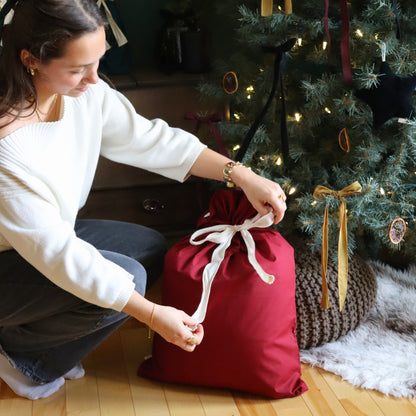 Jumbo Gift Bag - Burgundy