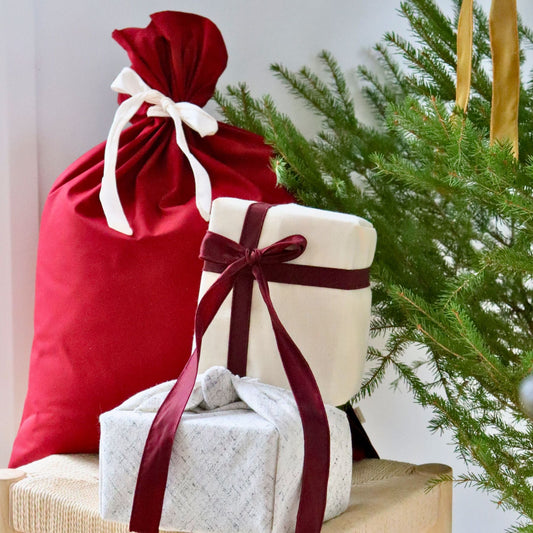 Jumbo Gift Bag - Burgundy