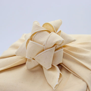 Fabric gift cabbage - Classic - Cream