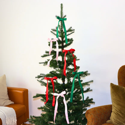 Set of 6 long bows - Colorful