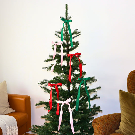 Set of 6 long bows - Colorful